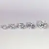 Pendientes de plata pura S925 brillantes con seis garras y incrustaciones de diamantes, estilo europeo y americano, clásicos, sencillos, diseño único, pendientes de botón de circonita para hombres y mujeres