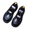 Sapatos Masculinos de Couro Genuíno com Solado Grosso, Aumento de Altura, Leves, Versáteis, de Couro Bovino Dupla Face, Casuais, Confortáveis, Slip-On