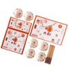 Vajilla Gran Naranja Gran Fortuna Vajilla de Porcelana Creativa de Alta Gama Souvenir Caja de Regalo Práctica y Elegante Regalo para Eventos Juego de Tazón y Palillos