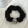 Goma Elástica para el Cabello de Pedrería de Gama Alta, Alta Elasticidad y Durabilidad, Coleta, Diadema Moderna y Versátil, Accesorios para el Cabello, Diadema de Tela