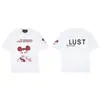Erd Melancólico Rico Segunda Generación Nuevo Holgado Casual Belleza Tendencia Nicho Marca de Tendencia Estampado Cuello Redondo Manga Corta Colección de Camisetas para Hombres y Mujeres