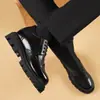 Zapatos de Vestir Casuales de Negocios para Hombre de Piel Genuina con Aumento de Altura, Transpirables de Caña Baja al por Mayor Nq72306G