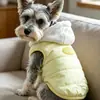 Roupas de outono e inverno para cães, roupas de inverno quentes e grossas para cães pequenos, casaco para animais de estimação anti-queda para filhotes de Bichon, adequado para uso externo