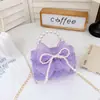 Bolso de Hombro de Princesa Estilo Occidental, Lindo Bolso de Mano para Bebé con Lazo de Perlas, Bolso de Cadena de Moda para Niños