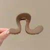 Elegante Pinza para el Cabello con Lazo Estilo Nuevo 2026 para Mujer, Cabello Semirecogido, Pinza de Garra para la Parte Posterior de la Cabeza para Cabello Fino, Sensación de Alta Gama, Pinza de Tiburón