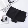 Estilo japonês bela casa cueca cueca boxer mulheres sem costura cueca de cintura média levantamento de quadril respirável borda de renda cuecas boxer mulheres