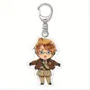 Hetalia Axis Powers Llavero Acrílico Colgante Wang Yao Vargas Jones Bonofoy