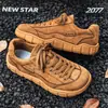 Zapatos casuales 5018 talla grande transfronterizos de punta ancha y horma ancha, zapatillas deportivas versátiles, zapatos para ir al trabajo, zapatos para conducir, zapatos de hombre