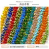 Roda voadora renda oblate material de vidro contas com furo DIY colar pulseira com contas material para colar acessórios