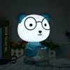 Lámpara de noche LED de dibujos animados oso doctor triciclo lámpara de mesa pequeña lámpara de noche para estudiantes regalo de empresa artículos de tocador