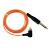 Cable de conexión para máquina de tatuar con motor, gancho para tatuaje, línea RCA, interfaz DC, cable de alimentación para tatuaje, codo en ángulo recto, enchufe recto