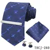 Conjunto Formal de Corbata y Pañuelo de Bolsillo para Hombre de 4 Piezas Estilo Europeo Rayado Profesional de Negocios Corbata Anudada a Mano Fábrica Shengzhou En Stock