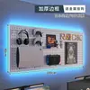 Sala de E-sports painel perfurado prateleira de parede preta mesa de computador painel de parede armazenamento decoração de arte em ferro display Maibao