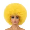 Peluca para Mujer Africana, Tocado, Afro Esponjoso Pequeño Rizado, Se Pueden Seleccionar Más Colores de la Imagen, Peluca Afro