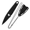 Cuchillo recto pequeño para exteriores Cuchillo portátil Acero inoxidable Vaina K Cuchillo recto Cuchillo de supervivencia Cuchillo para acampar Cuchillo de transporte Cuchillo anticuerpo Coche