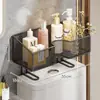 Prateleira de Armazenamento Acima do Vaso Sanitário, Armário de Armazenamento para Espaço Vazio, Banheiro, Armário de Armazenamento Multifuncional de Alta Qualidade Montado na Parede