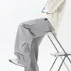 Pantalones de chándal pesados de estilo americano, corte ajustado, para hombre. Nuevos de primavera y otoño, holgados, deportivos, casuales, versátiles, de largo completo, para hombre