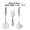 Presente de comércio exterior Pá de silicone alemã antiaderente especial para cozinhar para bebês conjunto de espátulas colher de sopa entrega em casa em uma peça