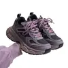 Zapatillas Moradas Tipo Papá para Mujer 2026 Primavera/Verano Nuevo Estilo Popular Versátiles Casuales Deportivas con Suelas Gruesas para Estudiantes
