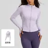 Juyitang Ropa de Yoga Transfronteriza Europea y Americana Chaqueta Deportiva Ajustada con Sensación de Segunda Piel para Mujer Transpirable Running Fitness Top