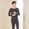 Roupa Térmica Masculina Outono Inverno 26 Anos Pijama Térmico Aquecido Sem Costura Conjunto Térmico Escovado em Ambos os Lados Antipelúcia Venda por Atacado