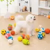 Juguetes para Mascotas Transfronterizos Látex Chirriante Rugby Balón de Fútbol Voleibol Border Collie Corgi Dentición Alivio del Aburrimiento Juguete para Perros Pelota