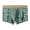 Cueca Boxer Masculina Estilo Étnico Retrô Americano Respirável Confortável Tendência Shorts Masculinos Atacado