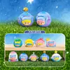 Venda Quente Boneca Fofa Kawaii de Grãos Ornamento Pequeno de Resina para Desktop Acessórios DIY Brinquedo Tendência Transmissão ao Vivo Sacola Surpresa Acessórios para Bonecas Pequenas