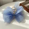 Grampo de Cabelo Laço Super Fada Exquisito Grampo de Cabelo Grande de Tubarão de Alta Qualidade Versátil Grampo para Cabelo Quebrado Adorno de Celebridade da Internet
