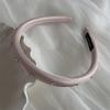 Goma para el pelo con volantes y perlas estilo coreano para mujer, Diadema básica simple de alta gama, Accesorio elástico versátil para el cabello