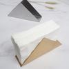 Porta servilletas vertical triangular de acero inoxidable dorado nórdico, porta servilletas metálico para restaurante y hotel, porta servilletas de cartón