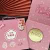 Moneda de Oro 520 Pieza de Oro Oro Puro 999 Día de San Valentín Festival Qixi Regalo de Cumpleaños 520 Regalo del Día de San Valentín