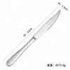 Cuchara de Sopa de Acero Inoxidable 304 Cuchillo para Filete de Hotel Tenedor Cuchara Cuchara de Servir Cuchara para Postre Café Cuchara de Acero Inoxidable para Comer