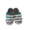 Saco de Material para Chinelos de Gancho de Natal Tecidos Puros DIY Feitos à Mão Acabados Lã Masculina Autocosturados Gancho Tricotado Outono e Inverno Feminino