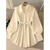 Estilo Nuevo Europeo y Americano AliExpress Ropa para Mujer Camisa con Toque Francés Diseño de Lujo Ligero Camisa Blanca Mujer Estilo Maduro