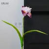 Flor Artificial Iris PU Estilo Pintura al Óleo Francesa Material de Flor para Boda Decoración de Boda Muebles para el Hogar Flor Falsa Flor de Iris