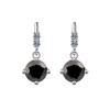 Aretes de Plata Esterlina S925 Aretes de Borla de Moissanita de Cuatro Garras para Mujer Aretes Elegantes Inteligentes Joyería Transfronteriza en Vivo