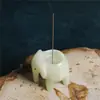 Portavelas Quemador de Incienso Adorno de Jade Afgano Natural Cubo de Jade Pie Tallado en Forma de Corazón Portavelas Quemador de Incienso Mayoreo