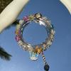 Pulsera Año Nuevo del Dragón 2024 para Mujer Pulsera Imitación Cinabrio Bollo de Dragón Nuevo Estilo Chino Joyería Estilo Chino Año del Dragón