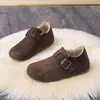 Sapatos estilo Birkenstock femininos, com forro de fleece e espessados, nova coleção outono/inverno 2026, com 3cm de aumento de altura, botas de neve felpudas, sapatos de algodão quentes para exterior