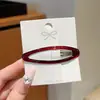 Presilha de Cabelo Oval Vazada Cor Sólida Estilo Igual de Blogueira Coreana, Presilha Lateral Simples e Elegante para Franja, Acessório de Cabelo