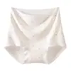 Pantalones de maternidad de tiro alto para mujer, hechos de algodón puro, Clase A, con soporte extendido en la entrepierna, sin costuras, corte holgado, adecuados para el principio, la mitad y el final del embarazo