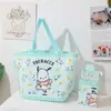 Bolsa de Ombro Original Sanrio Grande Capacidade Resistente Durável Bolsa de Compras Bolsa Tecida Concha Dobrável Impermeável Bolsa de Mão