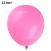 Globos de Látex Redondos Mate de 12 Pulgadas 2.8g Atmósfera de Fiesta de Cumpleaños Mate Decoración de Fiesta Globos al por Mayor