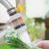 Diretamente do fabricante: Filtro de torneira de cozinha com pedra Maifan, à prova de respingos, rotativo, extensível, com drenagem de água, filtro mágico purificador de água