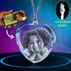Collar de Cristal Grabado con Láser Grabado Estéreo 3D Retrato Foto de Mascota Colgante Comercio Electrónico Transfronterizo Temu Venta Caliente