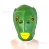 Agitar Tono Truco Divertido Máscara de Pez Verde Casco de Látex Pez Verde Pez Raro Cosplay de Halloween Máscara de Disfraz