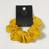 Elástico de Cabelo Scrunchie de Cetim Estilo Retrô Simples High-End Corda para Coque Elástico para Cabelo Acessório de Cabelo