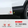 Pegatinas Anticolisión para Esquinas de Puertas de Coche, Protectores de Esquina para Bordes de Puertas, Pegatinas de Protección Antirrayaduras y Antigolpes para Coche, Suministros Universales Anticolisión para Esquinas de Puertas Delanteras y Traseras