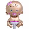 Grande trojan mamadeira carrinho de bebê anjo bebê pé de alumínio balão de filme aniversário das crianças bebê centenário decoração
